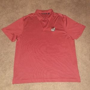 Georgia Bulldogs Cutter & Buck Striped Polo - XL - Clean